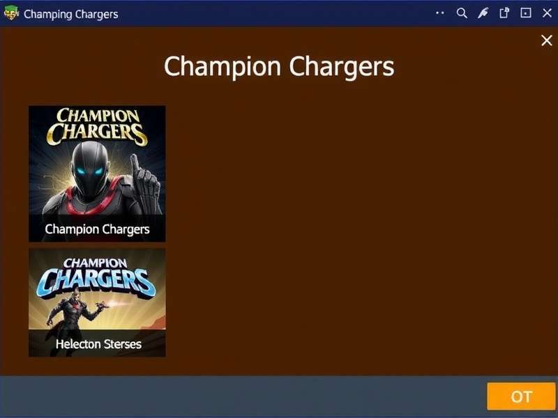 Choose your Champion from over 50 unique heroes Champion Chargers hero selection screen